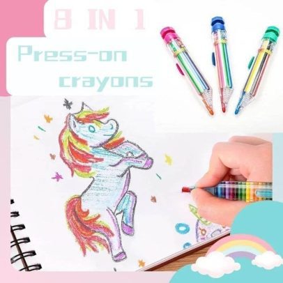 🔥8 in 1 crayons with free shipping