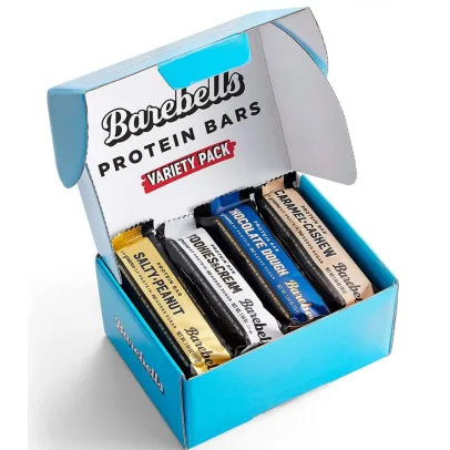 Barebells Protein Bars Variety Pack12 Count, 1.9oz BarsProtein Snacks with 20g of High ProteinLow Carb Protein Bar with 1g of Total SugarsPerfect on The Go Low Carb Snack & Breakfast B