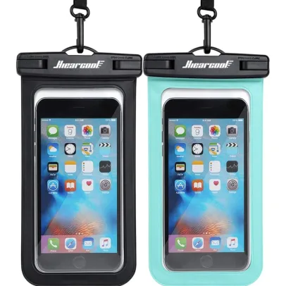 Hiearcool Universal Waterproof Phone Pouch, Waterproof Phone Case Compatible for iPhone 14 13 12 11 Pro Max XS Plus Samsung Galaxy S22 Cellphone Up to 7.2", IPX8 Cellphone Dry Bag for Vacation-2