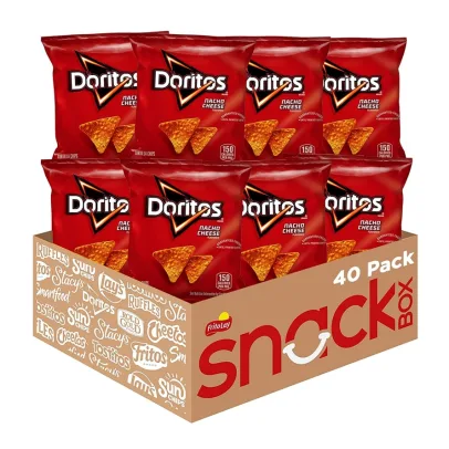 Doritos Flavored Tortilla Chips , 40 Count (Pack of 1)