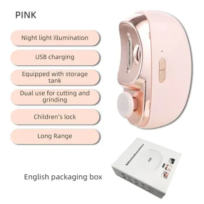 🔥Today Only Sale🔥3-in-1 Automatic Electric Nail Clipper with Polishing Function [Safe and Convenient].